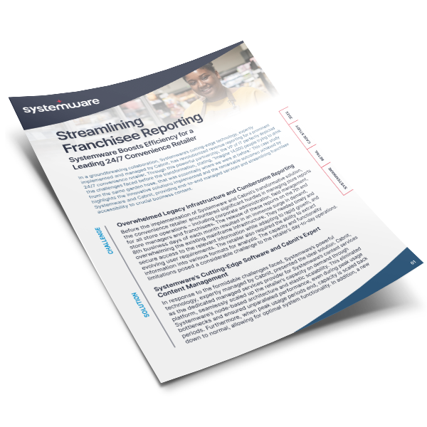 Systemware Case Study - Systemware Boosts Efficiency for a Leading 24/7 Convenience Retailer