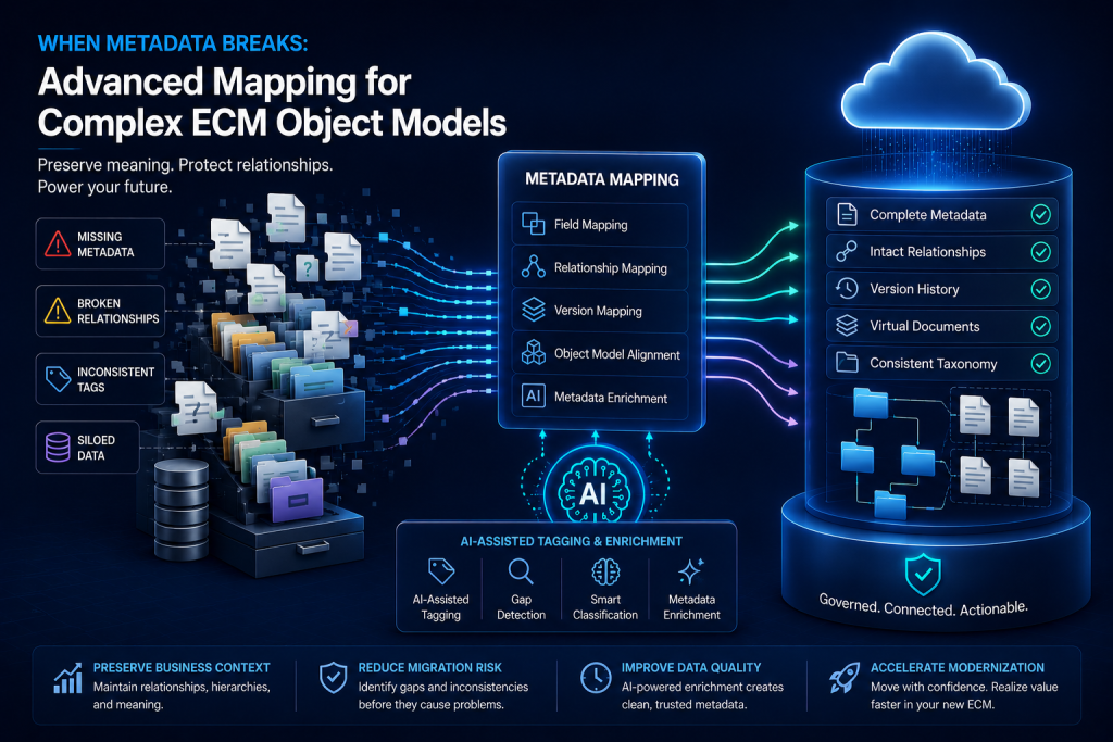 When Metadata Breaks: Advanced Mapping for Complex ECM Object Models